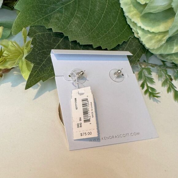 KENDRA SCOTT | Didi Silver Statement Earrings | New NWT - Picture 9 of 12